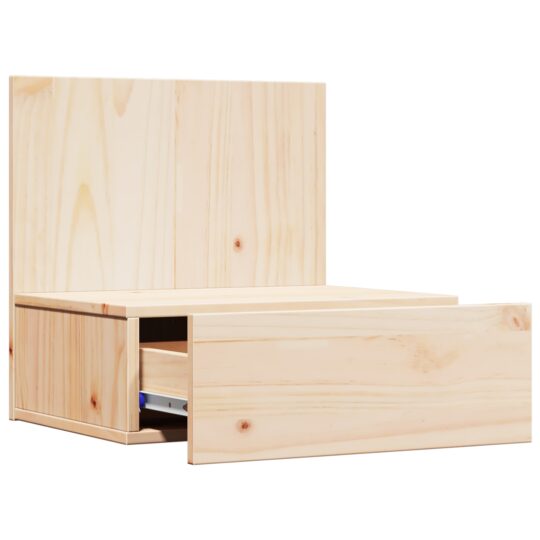 873494 6 Noptieră 2 pcs Maro 42 x 32.5 x 40 cm Lemn masiv de pin 873494 6