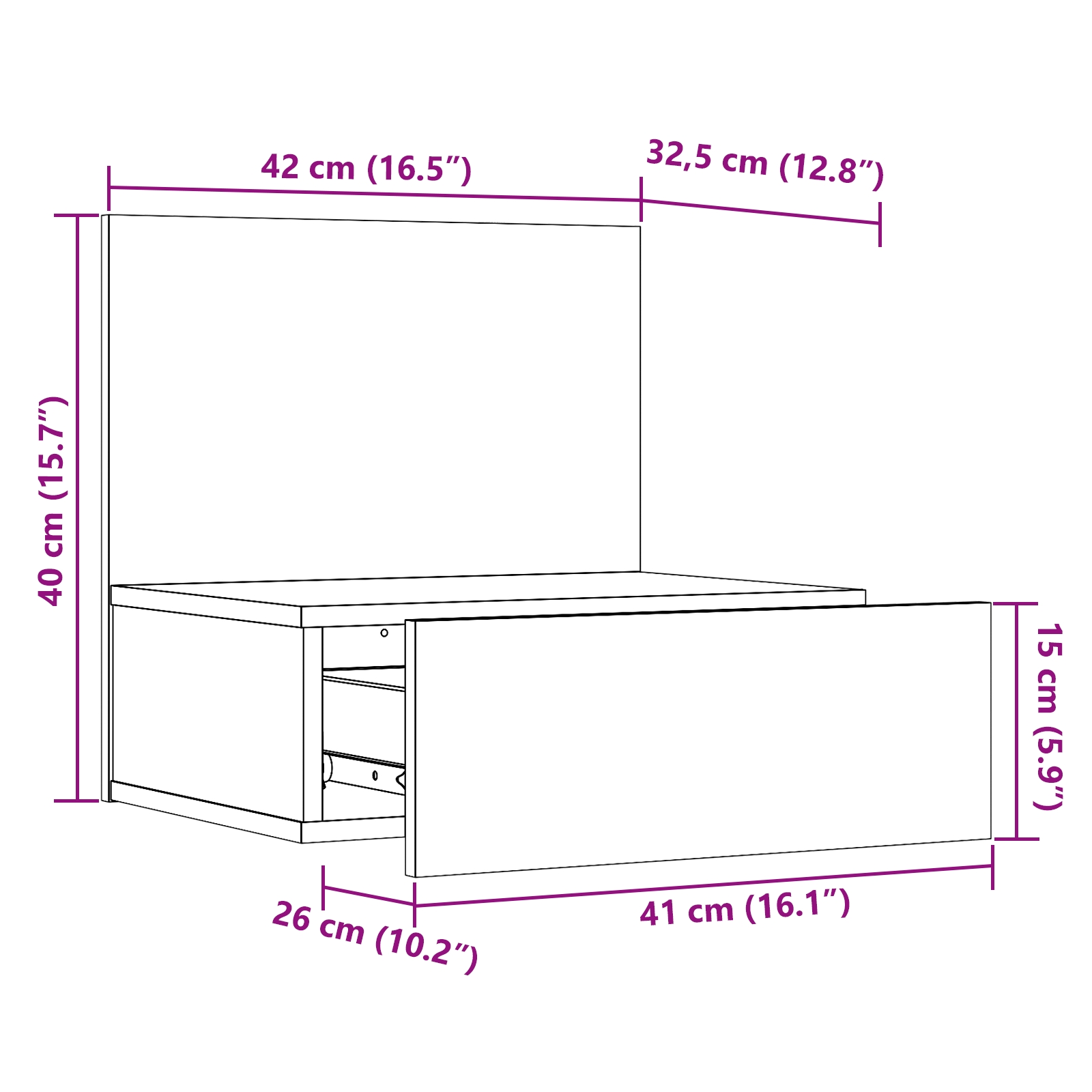 873495 11 Noptieră cu sertar Alb 42 x 32.5 x 40 cm Lemn masiv de pin Noptieră cu sertar Alb 42 x 32.5 x 40 cm Lemn masiv de pin - imagine 11