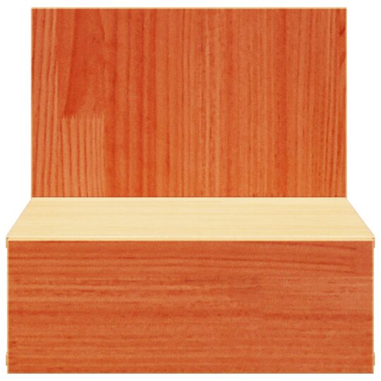 873497 6 Noptieră Maro ceruit 42 x 32.5 x 40 cm Lemn masiv de pin 873497 6