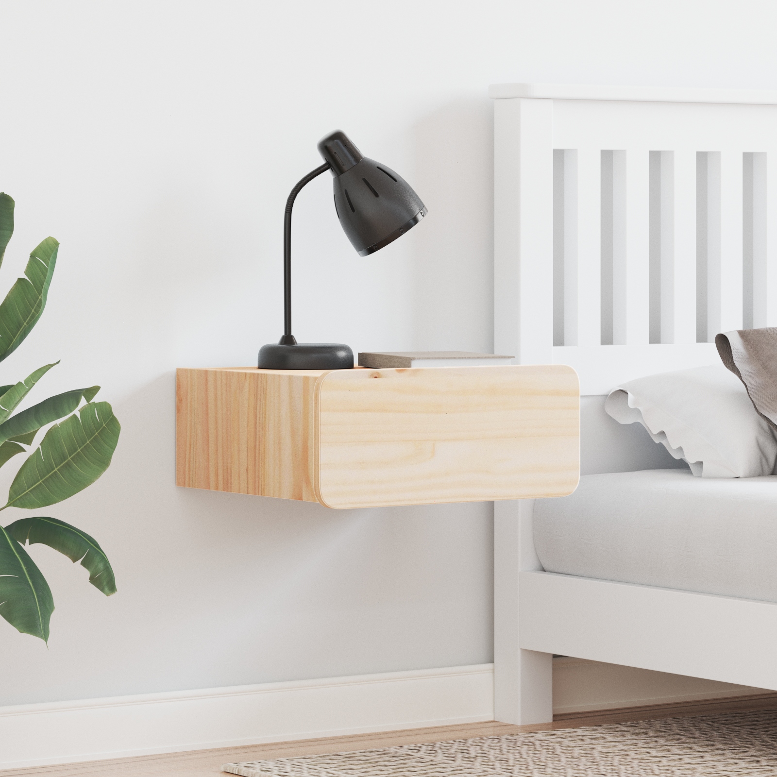 873499 1 Noptieră cu sertar Maro 39 x 34 x 16.5 cm Lemn masiv de pin Noptieră cu sertar Maro 39 x 34 x 16.5 cm Lemn masiv de pin