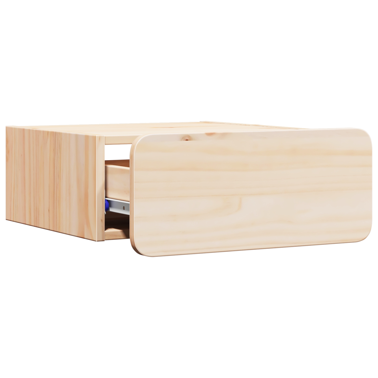 873499 5 Noptieră cu sertar Maro 39 x 34 x 16.5 cm Lemn masiv de pin Noptieră cu sertar Maro 39 x 34 x 16.5 cm Lemn masiv de pin - imagine 5