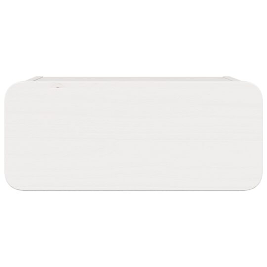 873502 7 Noptieră 2 pcs Alb 39 x 34 x 16.5 cm Lemn masiv de pin 873502 7