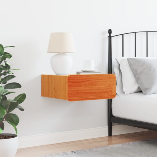 873503 4 Noptieră Maro ceruit 39 x 34 x 16.5 cm Lemn masiv de pin 873503 4