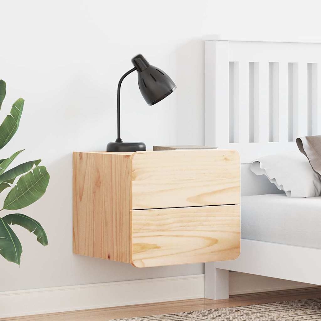 873505 1 Noptieră cu sertar Maro 39 x 34 x 33 cm Lemn masiv de pin Noptieră cu sertar Maro 39 x 34 x 33 cm Lemn masiv de pin