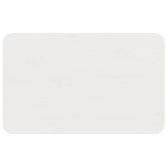873518 8 Masă de cafea Alb 80 x 50 x 31 cm Lemn masiv de pin 873518 8