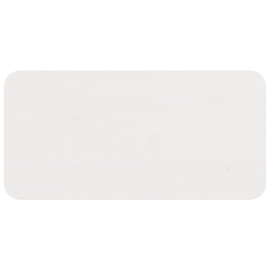 873521 8 Masă de cafea Alb 80 x 39.5 x 33.5 cm Lemn masiv de pin 873521 8