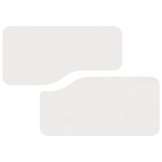 873524 11 Masă de cafea Alb 100 x 69 x 35.5 cm Lemn masiv de pin 873524 11