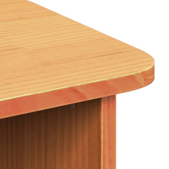 873525 12 Masă de cafea Maro ceruit 100 x 69 x 35.5 cm Lemn masiv de pin 873525 12