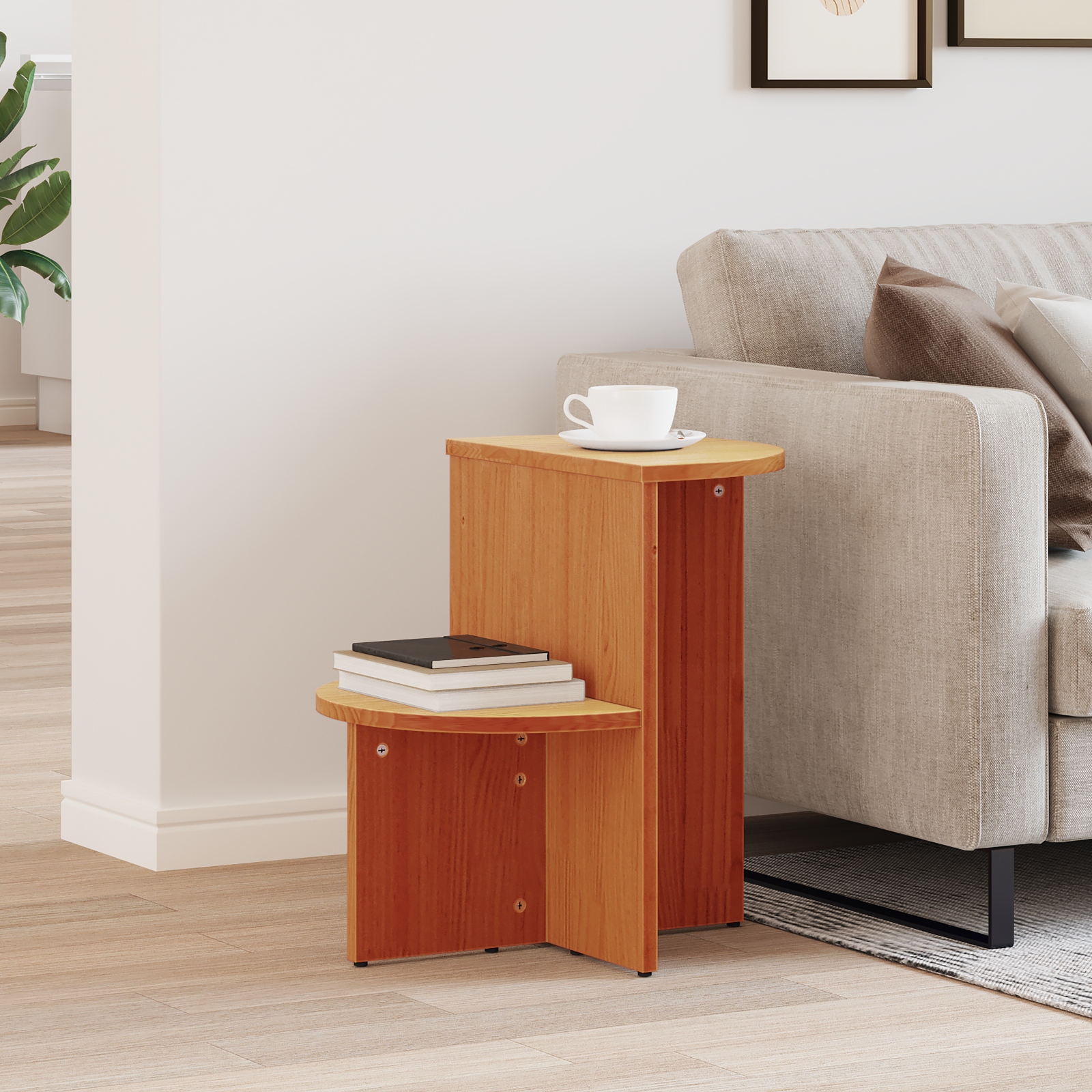 873528 1 Masă laterală Maro ceruit 50 x 40 x 50 cm Lemn masiv de pin Masă laterală Maro ceruit 50 x 40 x 50 cm Lemn masiv de pin