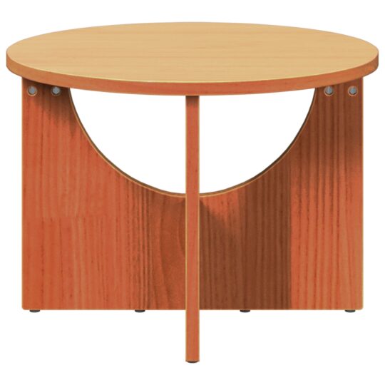 873531 5 Masă de cafea Maro ceruit 50 x 50 x 35 cm Lemn masiv de pin 873531 5