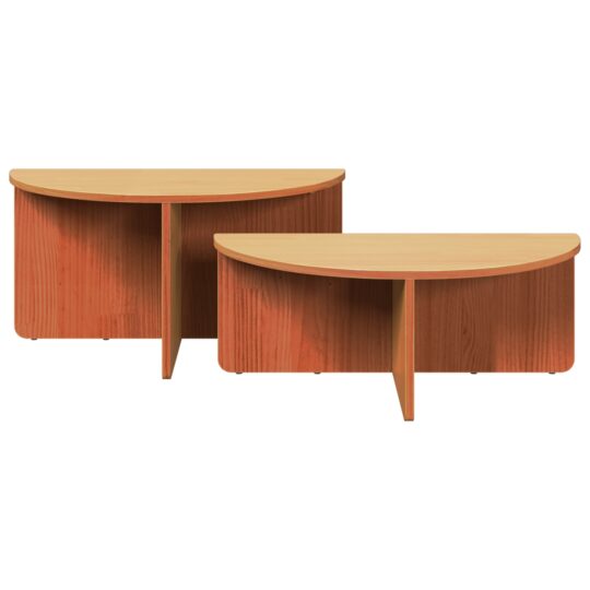 873537 8 Masă de cafea 2 pcs Maro ceruit 79 x 39.5 x 40 cm 873537 8