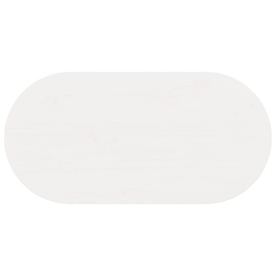 873542 8 Masă de cafea Alb 80 x 39.5 x 35 cm Lemn masiv de pin 873542 8