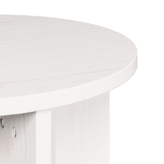 873545 7 Masă de cafea 2 pcs Alb 41.5 x 41.5 x 44 cm Lemn masiv de pin 873545 7