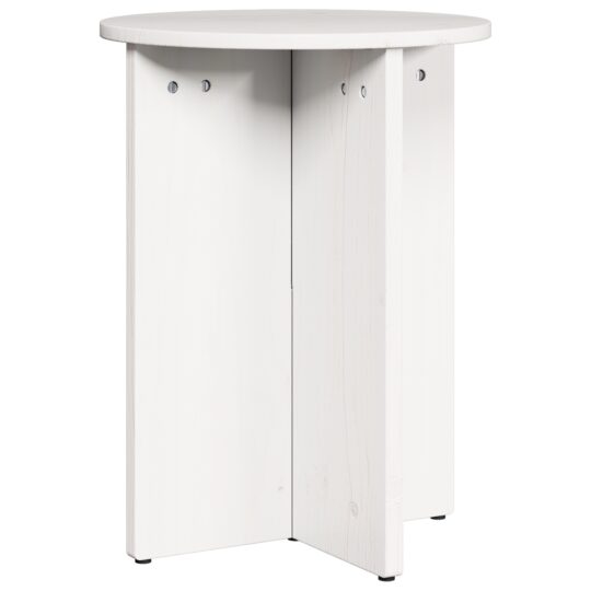 873548 5 Masă de cafea 2 pcs Alb 41.5 x 41.5 x 41 cm Lemn masiv de pin 873548 5