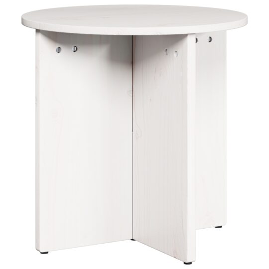 873548 6 Masă de cafea 2 pcs Alb 41.5 x 41.5 x 41 cm Lemn masiv de pin 873548 6