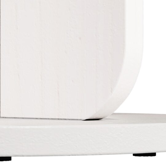 873557 9 Masă laterală Alb 39.5 x 39.5 x 53.5 cm Lemn masiv de pin 873557 9