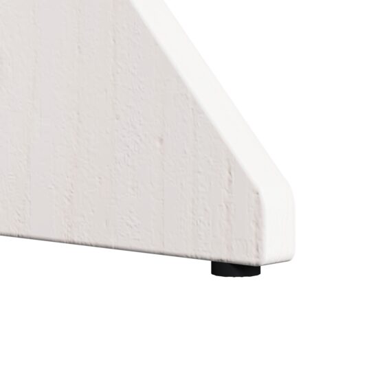 873569 9 Masă de cafea 3 pcs Alb 46 x 46 x 47 cm Lemn masiv de pin 873569 9