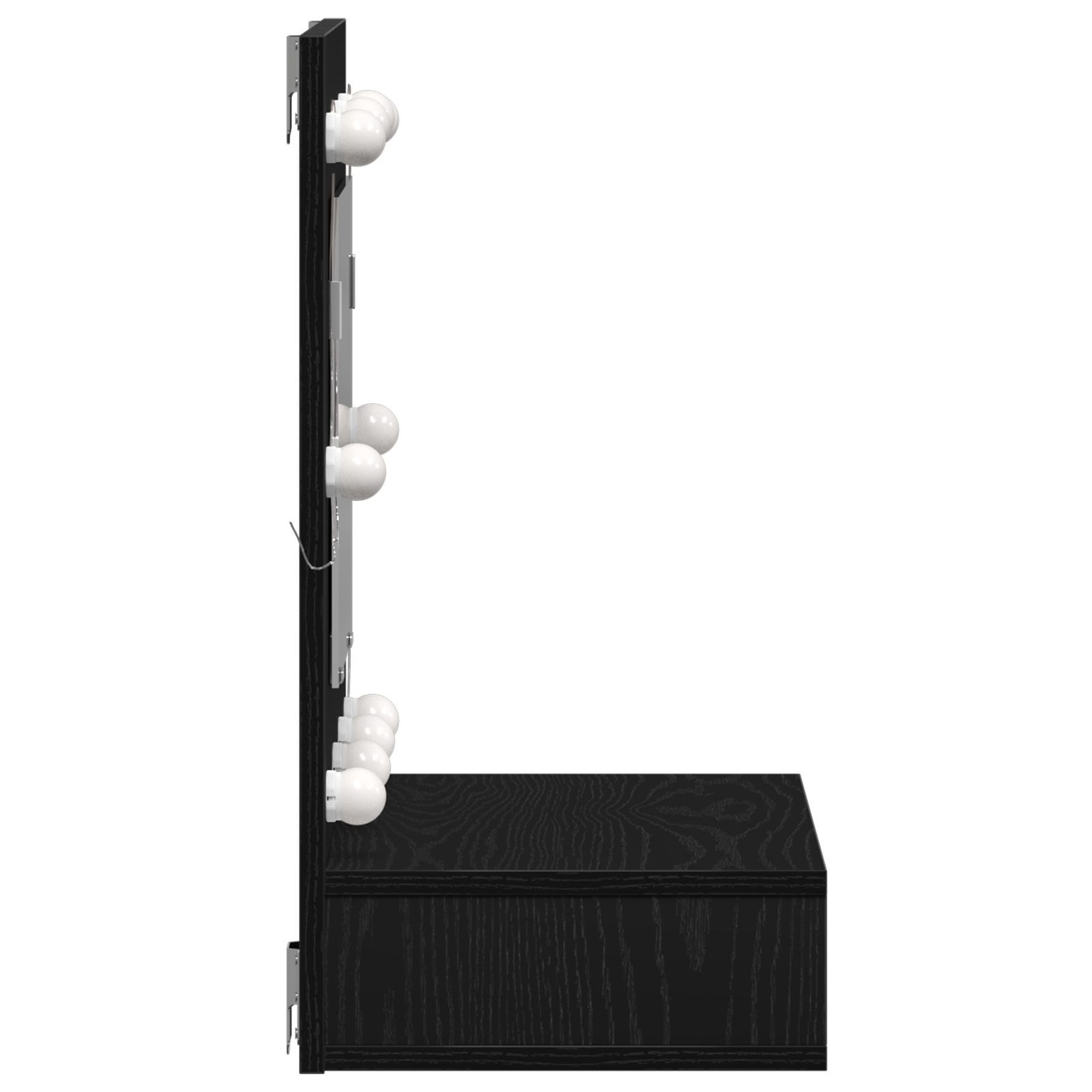 873882 5 Dulap cu oglindă Stejar negru 62 x 31.5 x 62 cm Lemn compozit Dulap cu oglindă Stejar negru 62 x 31.5 x 62 cm Lemn compozit - imagine 5