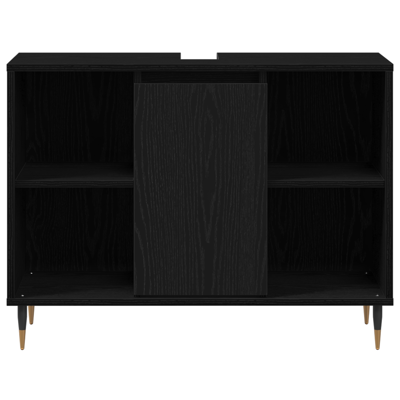 873894 6 Dulap de Baie cu ușă Stejar negru 80 x 33 x 60 cm Lemn compozit Dulap de Baie cu ușă Stejar negru 80 x 33 x 60 cm Lemn compozit - imagine 6