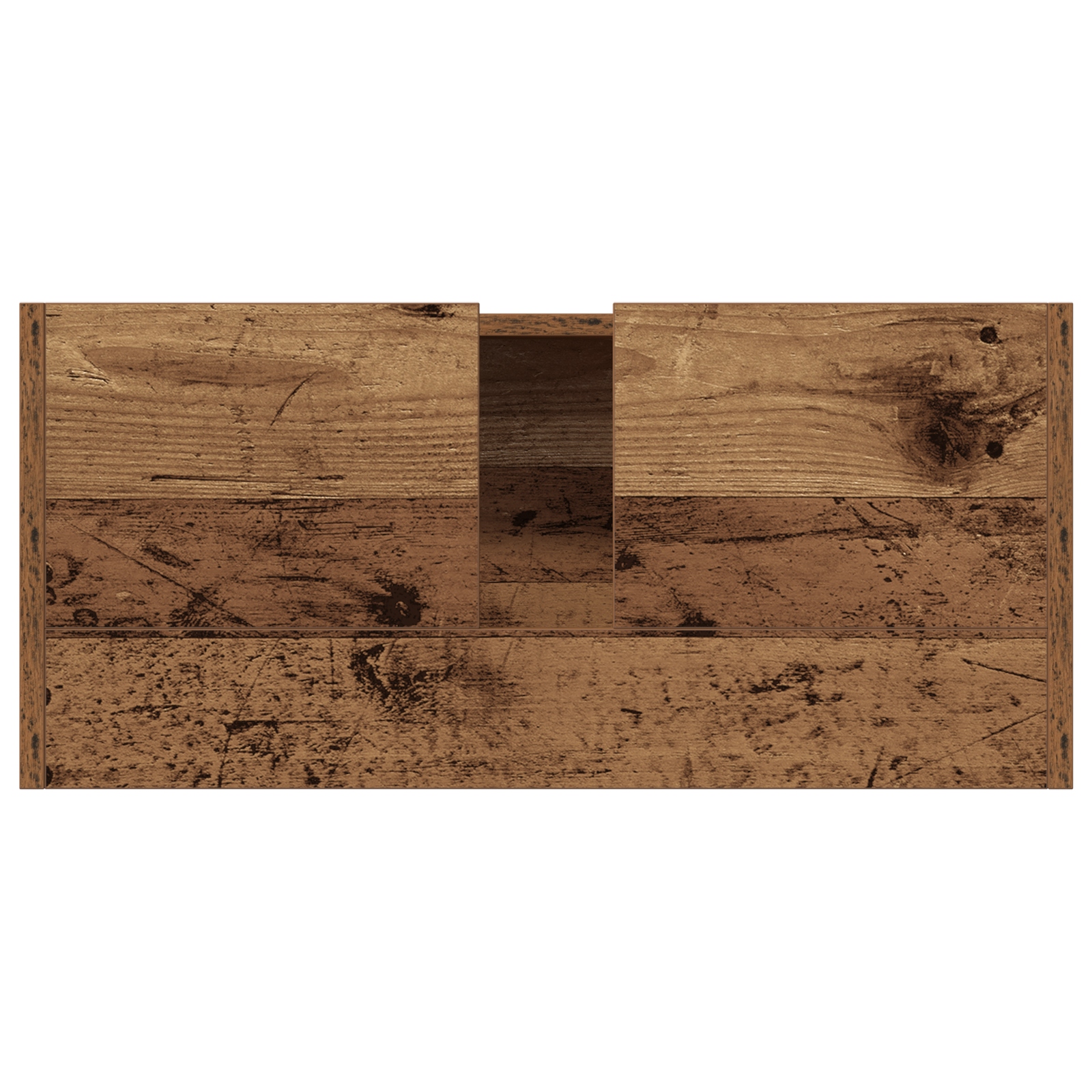 873895 9 Dulap de Baie cu raft Lemn vechi 80 x 33 x 60 cm Lemn compozit Dulap de Baie cu raft Lemn vechi 80 x 33 x 60 cm Lemn compozit - imagine 9