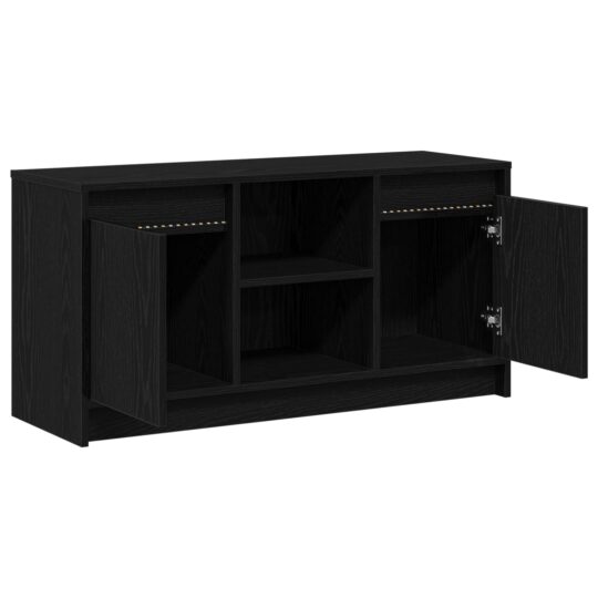 873917 5 Cabinet TV Negru 100 x 34 x 50 cm Lemn compozit 873917 5