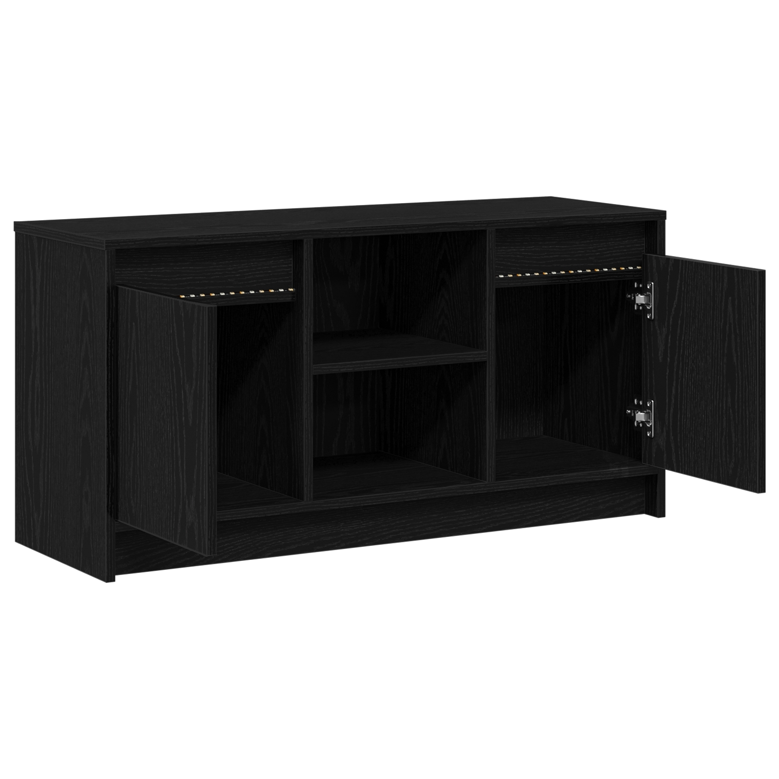 873917 5 Cabinet TV Negru 100 x 34 x 50 cm Lemn compozit Cabinet TV Negru 100 x 34 x 50 cm Lemn compozit - imagine 5