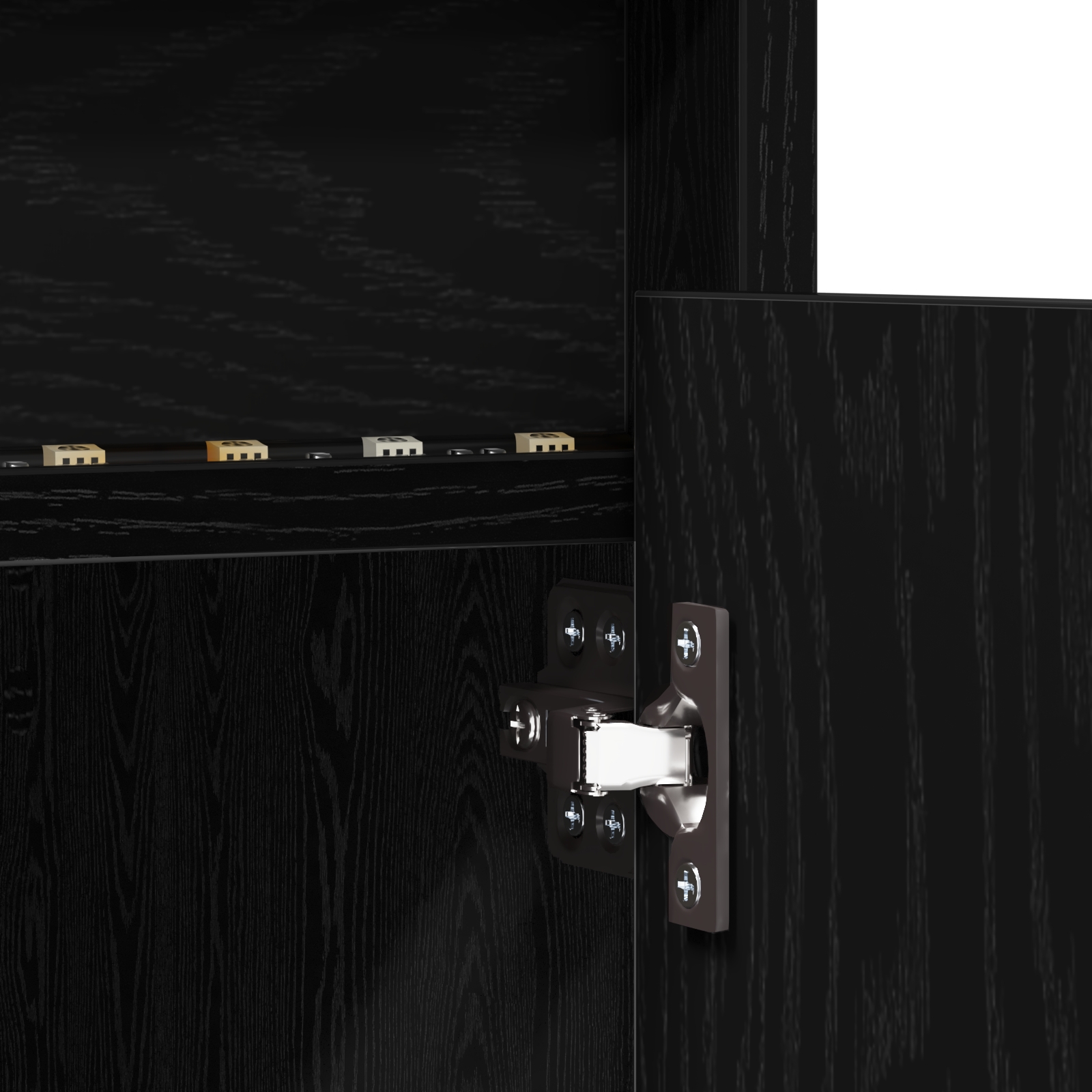 873917 9 Cabinet TV Negru 100 x 34 x 50 cm Lemn compozit Cabinet TV Negru 100 x 34 x 50 cm Lemn compozit - imagine 9