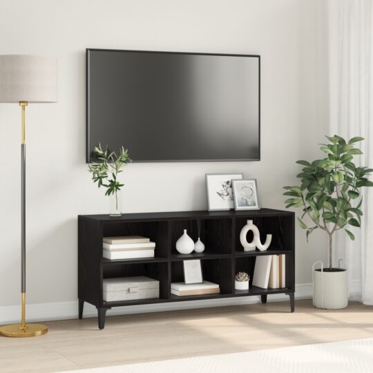 Cabinet TV Negru 69.5 x 30 x 50 cm Lemn compozit