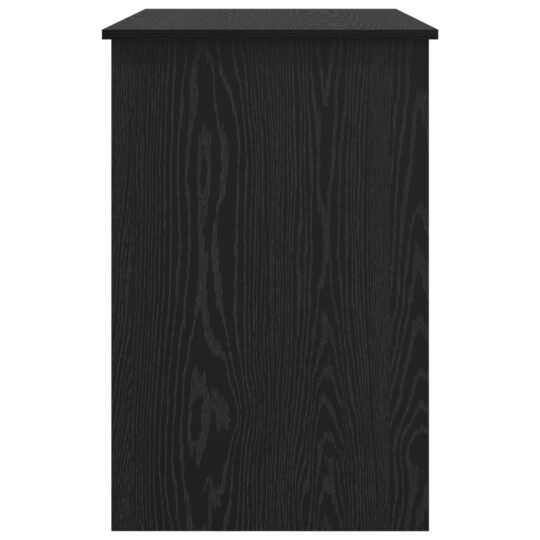 875250 7 Birou cu sertar Stejar negru 100 x 50 x 76 cm Lemn compozit 875250 7