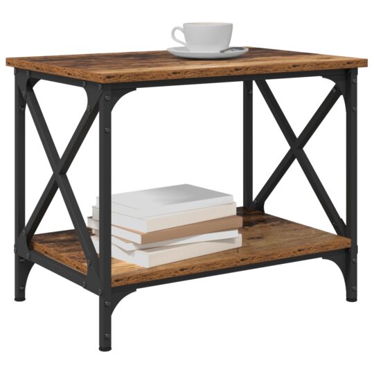 875738 3 Masă laterală Lemn vechi 875738 3