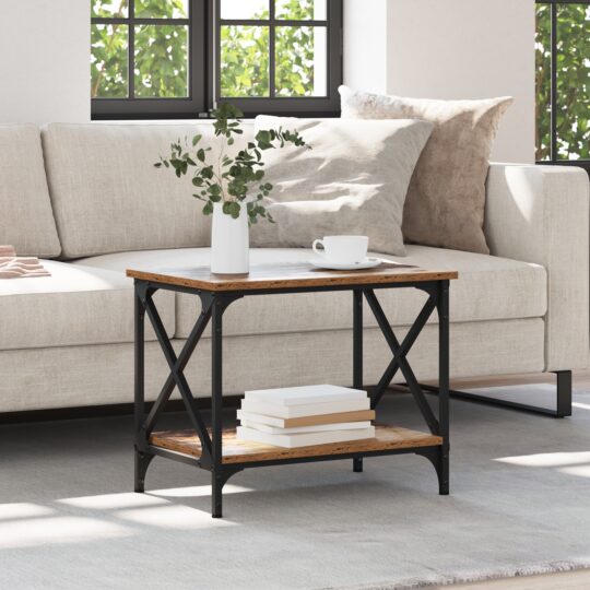 875738 4 Masă laterală Lemn vechi 875738 4