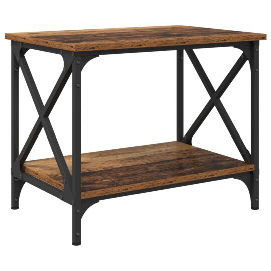 875738 7 Masă laterală Lemn vechi 875738 7