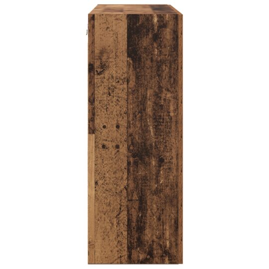 879519 7 Dulap montat pe perete Lemn vechi 69.5 x 34 x 90 cm 879519 7