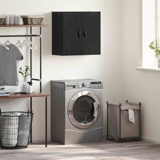 Dulap de perete Stejar negru 60 x 31 x 60 cm Lemn compozit