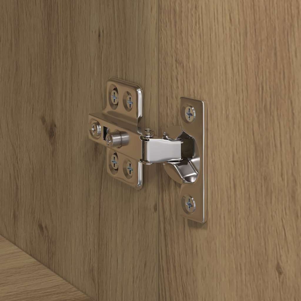 879593 9 Cabinet TV stejar artizanal 150 x 30 x 50 cm Lemn compozit Cabinet TV stejar artizanal 150 x 30 x 50 cm Lemn compozit - imagine 9