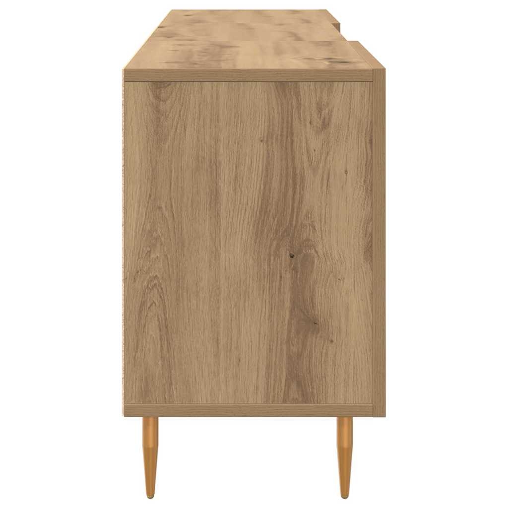 879596 7 Cabinet TV stejar artizanal 150 x 30 x 50 cm Lemn compozit Cabinet TV stejar artizanal 150 x 30 x 50 cm Lemn compozit - imagine 7