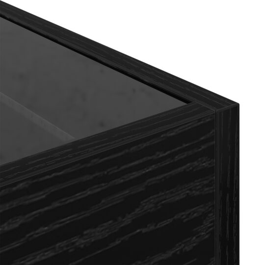 879658 11 Masă de cafea Stejar negru 40 x 40 x 30 cm Lemn compozit 879658 11