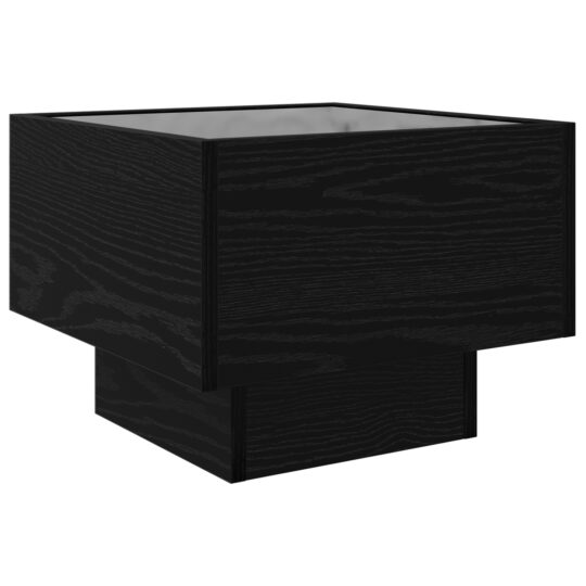 879658 9 Masă de cafea Stejar negru 40 x 40 x 30 cm Lemn compozit 879658 9