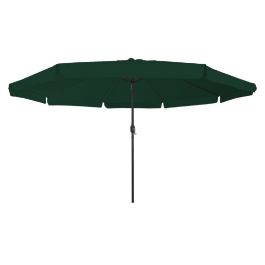 Parasol de Grădină Verde și Negru 395 x 395 x 245 cm