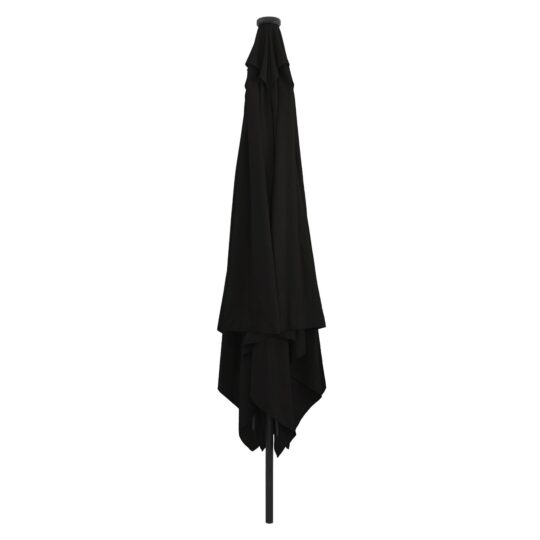 Parasol de Grădină Negru 295 x 295 x 245 cm Poliester și oțel