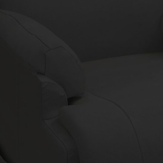 3093181 9 Fotoliu rabatabil cu ridicare, negru, piele întoarsă ecologică 3093181 9