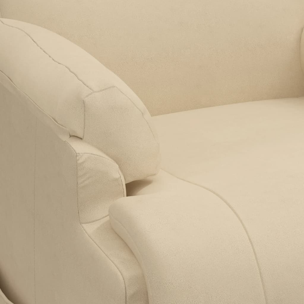 3093182 9 Fotoliu rabatabil cu ridicare, crem, piele întoarsă ecologică Fotoliu rabatabil cu ridicare, crem, piele întoarsă ecologică - imagine 9