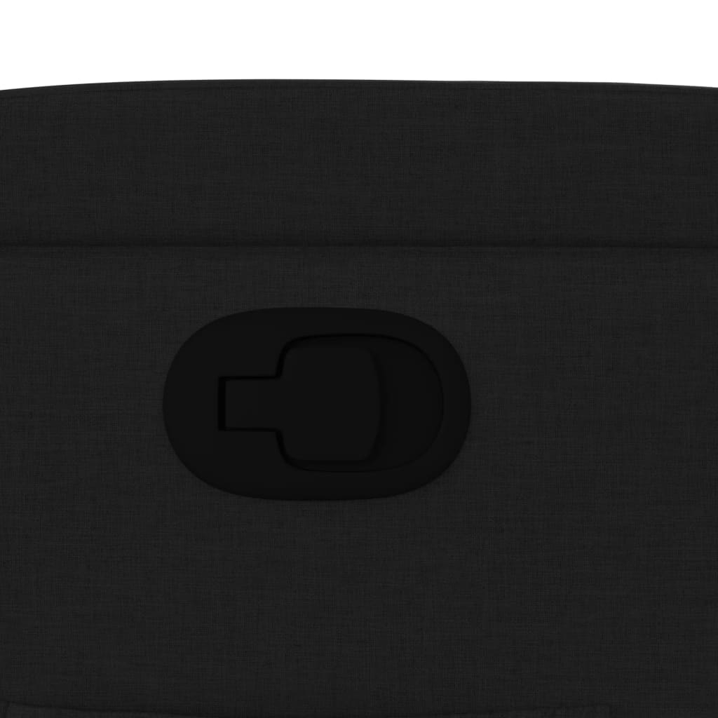 3205510 9 Fotoliu rabatabil din material textil negru Fotoliu rabatabil din material textil negru - imagine 9