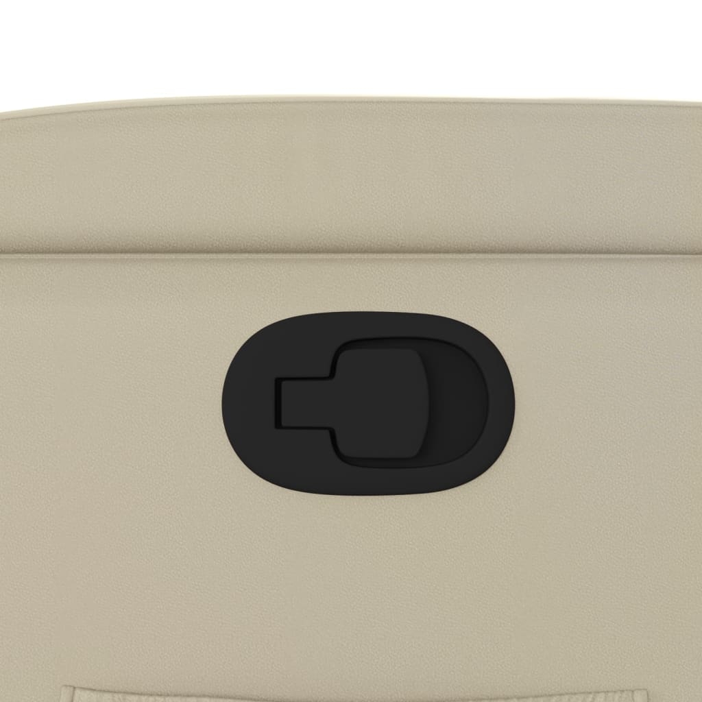 3205641 9 Fotoliu rabatabil din piele ecologică crem Fotoliu rabatabil din piele ecologică crem - imagine 9