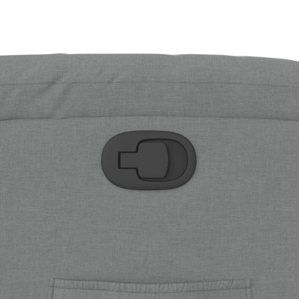 3205680 9 Fotoliu rabatabil gri deschis, material textil Fotoliu rabatabil gri deschis, material textil - imagine 9