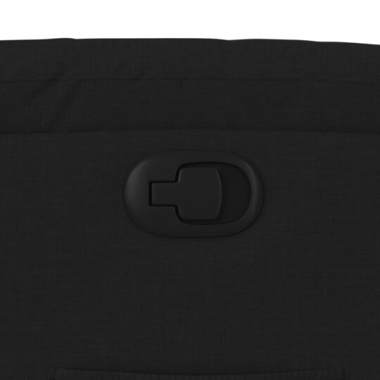 3205722 9 Fotoliu rabatabil din material textil negru 3205722 9