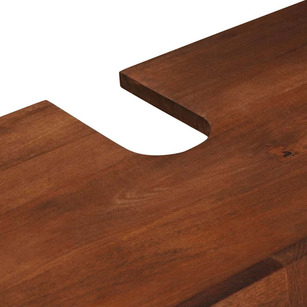 3310171 8 Mobilier pentru baie cu ușă 2 pcs 62 x 33 x 58 cm Lemn de mango solid Mobilier pentru baie cu ușă 2 pcs 62 x 33 x 58 cm Lemn de mango solid - imagine 8