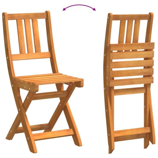 3324837 11 Set Bistro de Grădină 5 pcs Maro lemn masiv de acacia 3324837 11