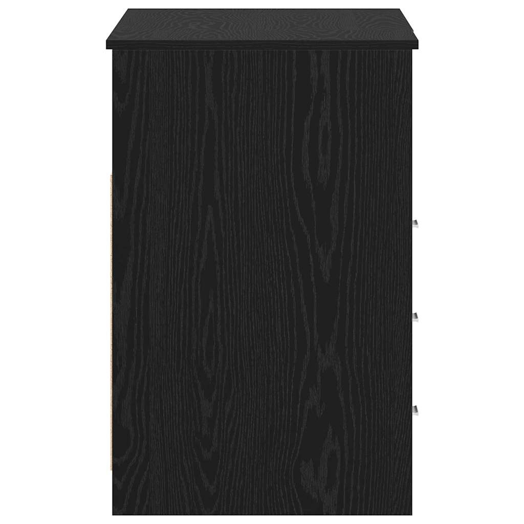 3332543 8 Birou cu sertar Stejar negru 140 x 50 x 76 cm Lemn compozit Birou cu sertar Stejar negru 140 x 50 x 76 cm Lemn compozit - imagine 8