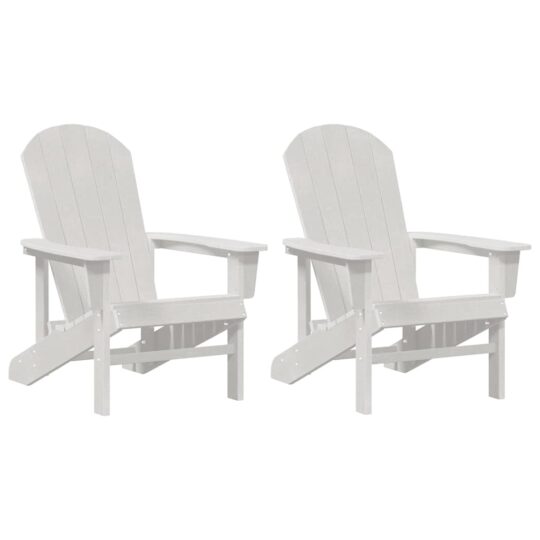 Alternative view of Mobilier de lounge pentru grădină 2 pcs Alb 74 x 82 x 90cm